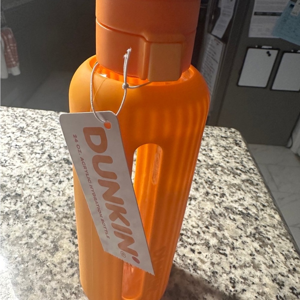 Dunkin' Orange Acrylic Water Bottle